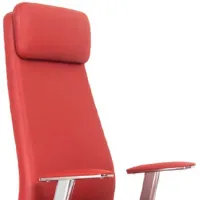 Fotoliu de birou CUSTO Malmo Piele artificială/ Red photo 5