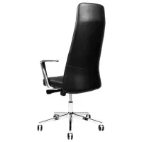 Fotoliu de birou CUSTO Milano Piele artificială/ Black photo 3