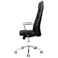 Fotoliu de birou CUSTO Milano Piele artificială/ Black photo 4