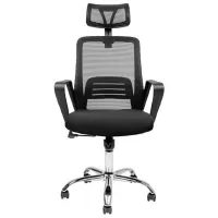 Офисное кресло CUSTO Modena Ткань, акриловая сетка/ Черный Черный