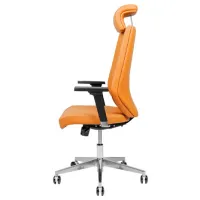 Fotoliu de birou CUSTO Barcelona Piele artificială/ Orange photo 3