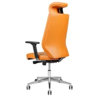 Fotoliu de birou CUSTO Barcelona Piele artificială/ Orange photo 5