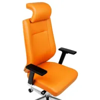 Fotoliu de birou CUSTO Barcelona Piele artificială/ Orange photo 6