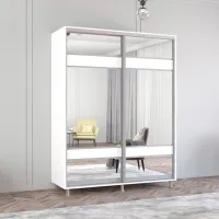Dulap Mobildor-Lux ARON S 170 x 60 x 200 / PAL / Alb photo 2