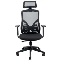 Офисное кресло CUSTO Belgrad Ткань, акриловая сетка/ Черный 