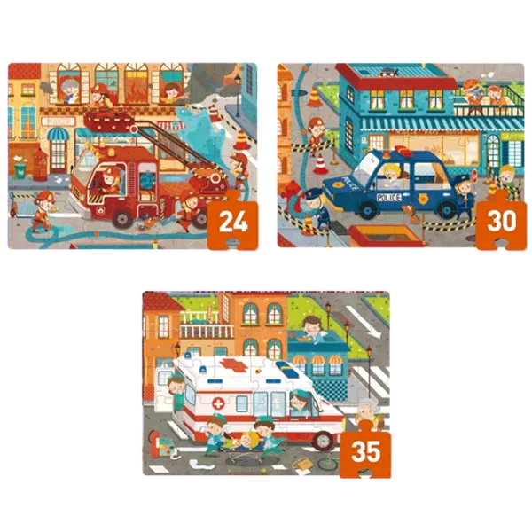 Puzzle Trefl Спасательная команда 3+/ Количество деталей: 89  photo 2 Puzzle Trefl Спасательная команда 3+/ Количество деталей: 89  photo 2