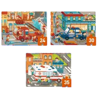 Puzzle Trefl Echipa de Salvare 3+/ Numărul de piese: 89 photo 2