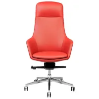 Fotoliu de birou CUSTO Paris Piele artificială/ Red 