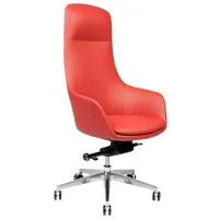 Fotoliu de birou CUSTO Paris Piele artificială/ Red photo 2