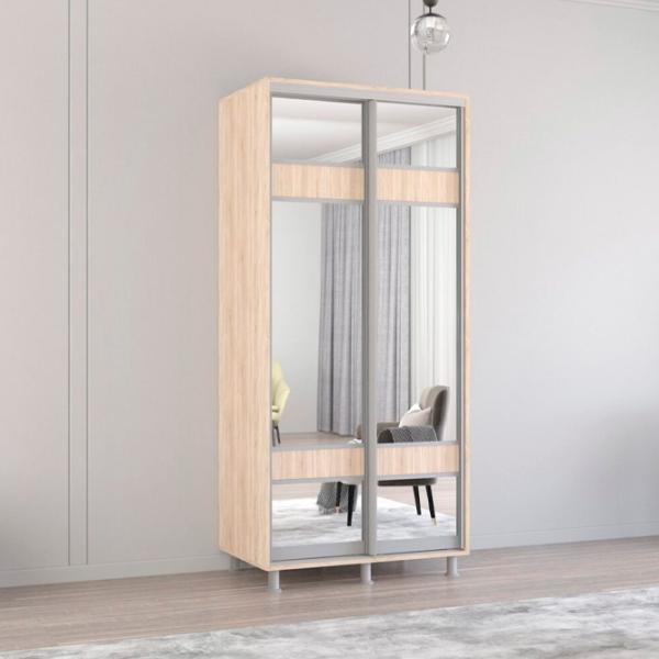 Dulap Mobildor-Lux ARON S 100 x 60 x 200 / PAL / Sonoma photo 2