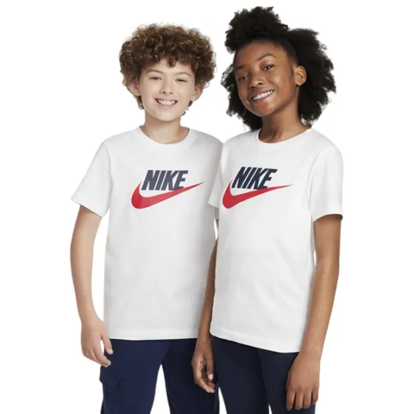 Tricouri unisex Nike K Nsw Tee Futura Hbr S / White photo 1