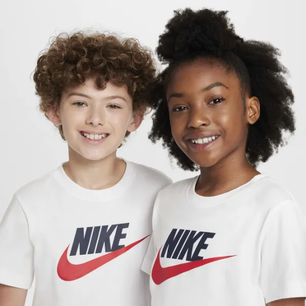 Tricouri unisex Nike K Nsw Tee Futura Hbr S / White photo 4