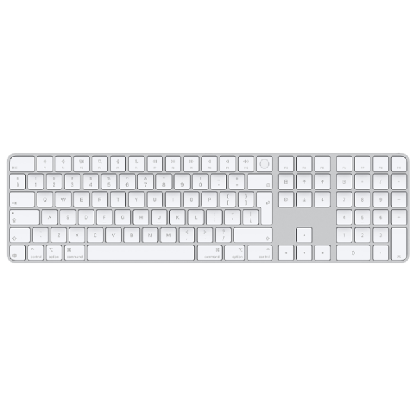 Клавиатура Apple Magic Keyboard Беспроводные + Проводные / Белый photo 1