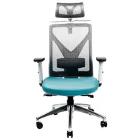 Офисное кресло CUSTO Vigo Акриловая сетка/ Синий Черный