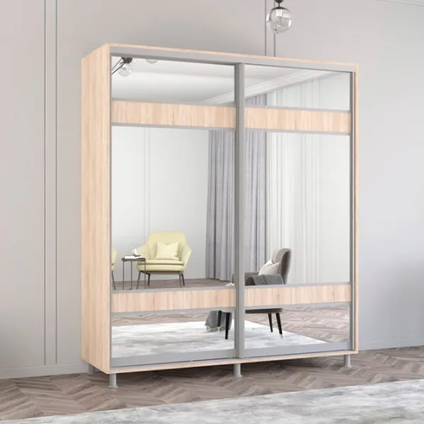 Dulap Mobildor-Lux ARON S 190 x 60 x 200 / PAL / Sonoma photo 3