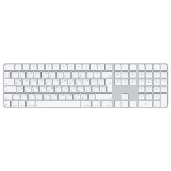 Клавиатура Apple Magic Keyboard Беспроводные + Проводные / Белый photo 1
