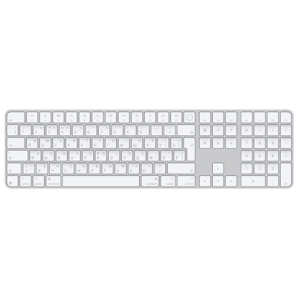 Клавиатура Apple Magic Keyboard Беспроводные + Проводные / Белый photo 1