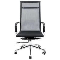 Fotoliu de birou CUSTO Salonic  Plasă acrilică/ Black 