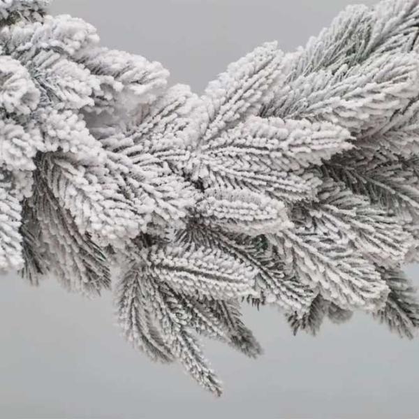 Еловая ветка DiviTrees Garland Premium SNOW / Зеленый photo 2