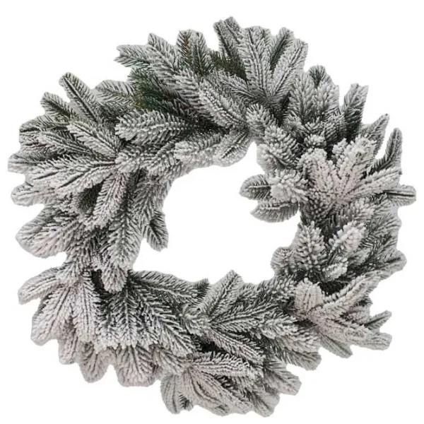 Новогодний венок DiviTrees Crown Premium SNOW / Белый photo 1