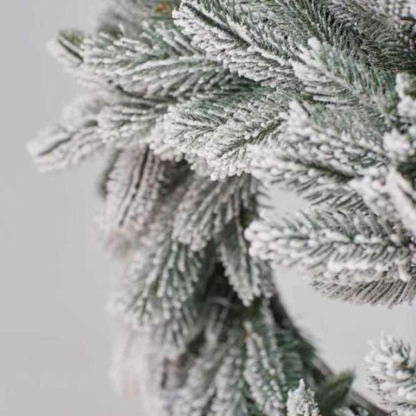 Новогодний венок DiviTrees Crown Premium SNOW / Белый photo 2