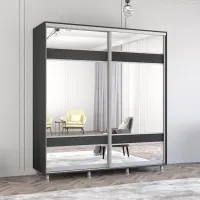 Dulap Mobildor-Lux ARON S 200 x 60 x 230 / PAL / Antracit photo 2