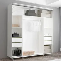 Dulap Mobildor-Lux ARON S 190 x 60 x 230 / PAL / Antracit photo 3