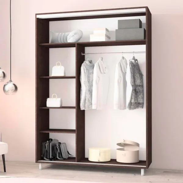 Dulap Mobildor-Lux ARON P 130 x 60 x 200 / PAL / Wenghe photo 2
