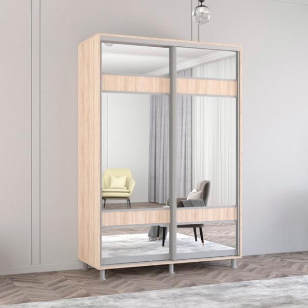 Шкаф Mobildor-Lux ARON S 150 x 60см x 210 / ЛДСП / Sonoma photo 3