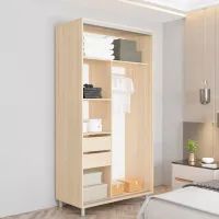 Dulap Mobildor-Lux ARON S 130 x 60 x 230 / PAL / Sonoma photo 3