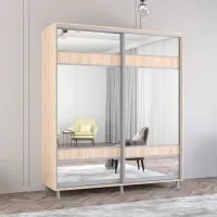Dulap Mobildor-Lux ARON S 190 x 60 x 230 / PAL / Sonoma photo 2
