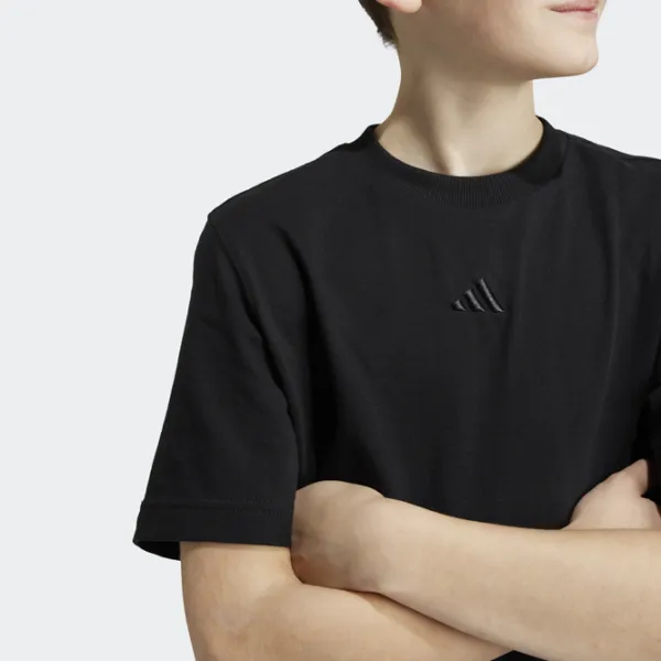 футболки унисекс Adidas J All Szn Tee 140 / Черный photo 4