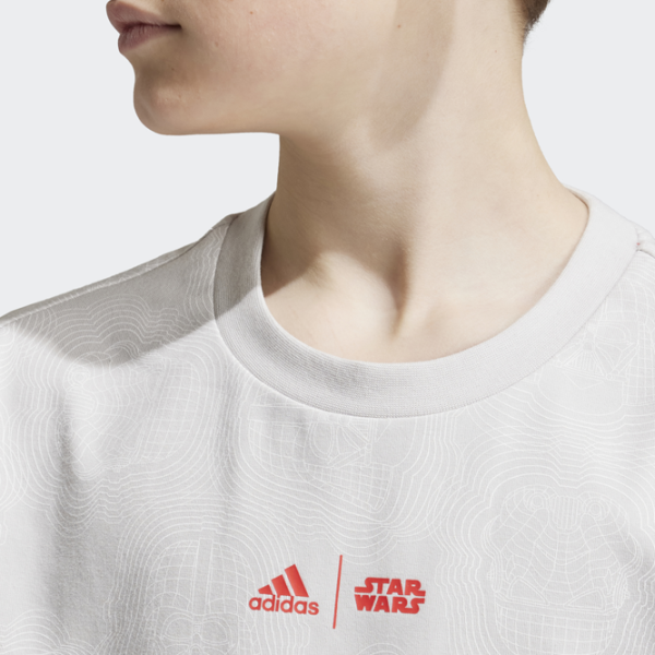Tricouri unisex Adidas J Star Wars Z.N.E. Tee 176 / Grey photo 3