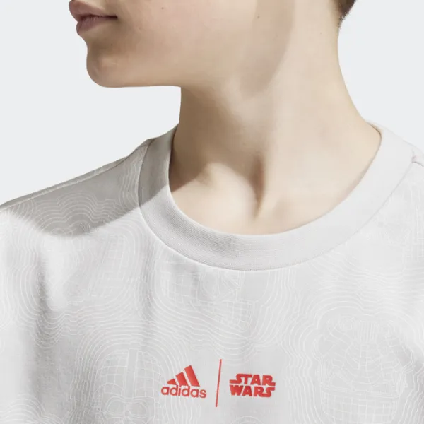Tricouri unisex Adidas J Star Wars Z.N.E. Tee 128 / Grey photo 3