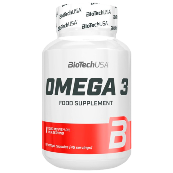 Antioxidanți BioTechUSA OMEGA 3 (5999076225958) Numărul de capsule: 90 photo 1