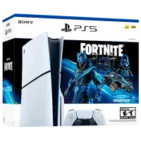 Sony PlayStation 5 Slim Disc Fortnite Cobalt Star Bundle 1 ТБ / Белый