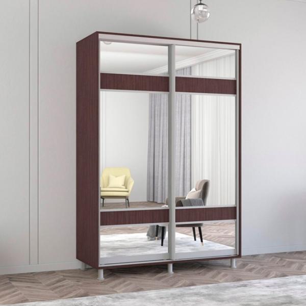 Dulap Mobildor-Lux ARON S 150 x 60 x 210 / PAL / Wenghe photo 3