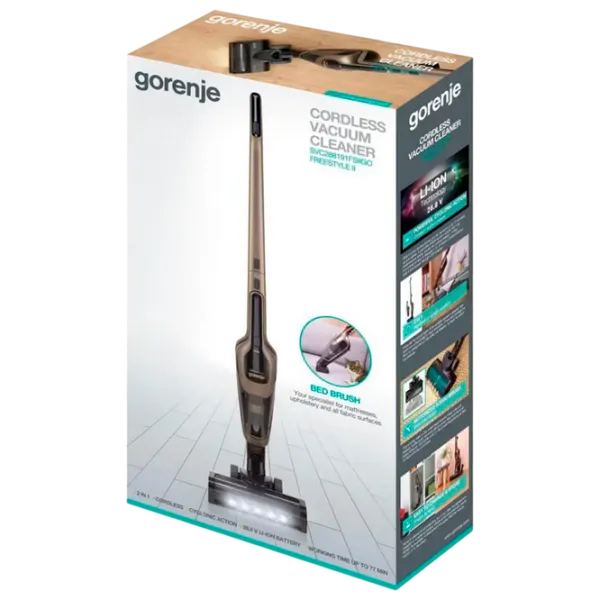 Aspirator vertical Gorenje SVC288191FSIIGO 160 W / Black Brown photo 12 Aspirator vertical Gorenje SVC288191FSIIGO 160 W / Black Brown photo 12