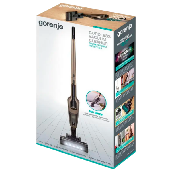 Aspirator vertical Gorenje SVC288191FSIIGO 160 W / Black Brown photo 12 Aspirator vertical Gorenje SVC288191FSIIGO 160 W / Black Brown photo 12