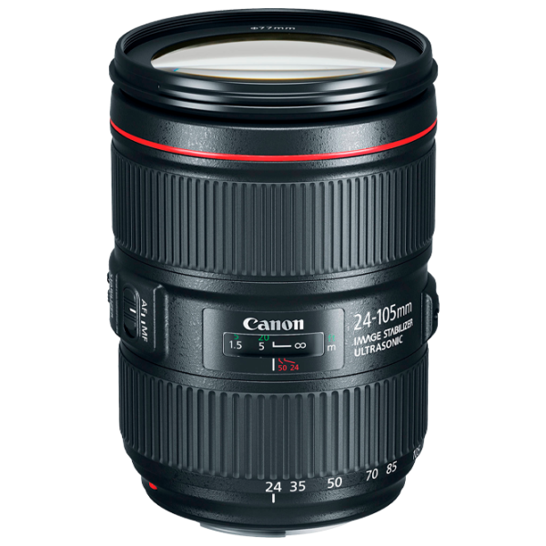 Объектив Canon EF 24-105 mm f/4L IS II USM Черный photo 1