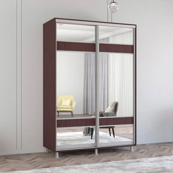 Шкаф Mobildor-Lux ARON S 180 x 60см x 230 / ЛДСП / Венге photo 2