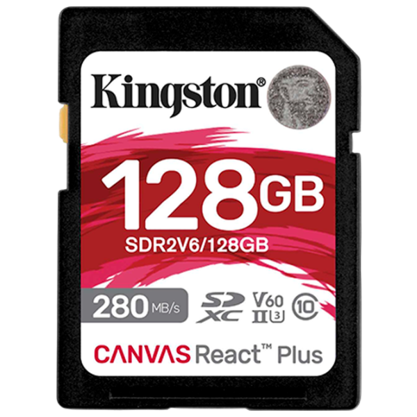 Карта памяти Kingston Canvas React Plus V60 128 ГБ MicroSD / Class10 photo 1