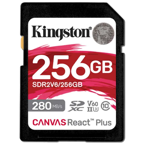 Карта памяти Kingston Canvas React Plus V60 256 ГБ MicroSD / Class10 photo 1