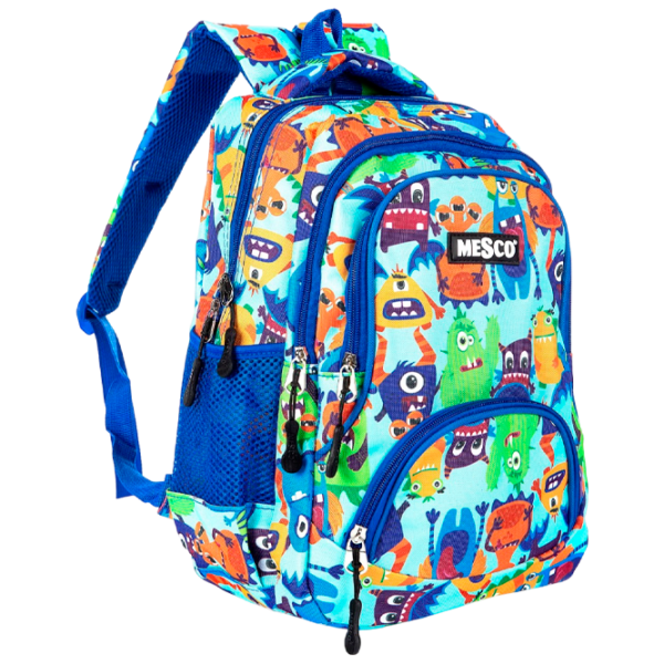 Ghiozdan pentru copii Mesco Mes231408D  / Multicolor Blue /  photo 1