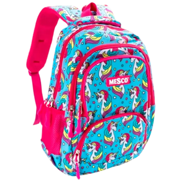 Ghiozdan pentru copii Mesco Mes241401  / Blue Pink /  photo 1