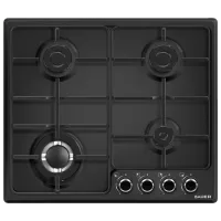 Plită încorporabilă pe gaz Bauer OM 640VT1MB Oțel emailat / Black