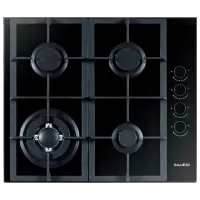 Газовая варочная панель Bauer GH-604 BG031 Эмалированная сталь / Черный