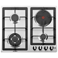 Газовая варочная панель Bauer PGE 6041S-A1C1 Нержавеющая сталь
