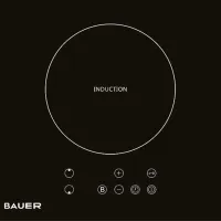 Plită încorporabilă cu inducție Bauer PI 3020T-Т1 Vitroceramică / Black photo 2