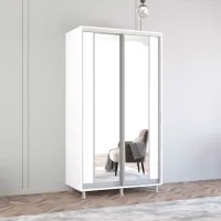 Dulap Mobildor-Lux ARON S K2 120 x 60 x 200 / PAL / Alb photo 2